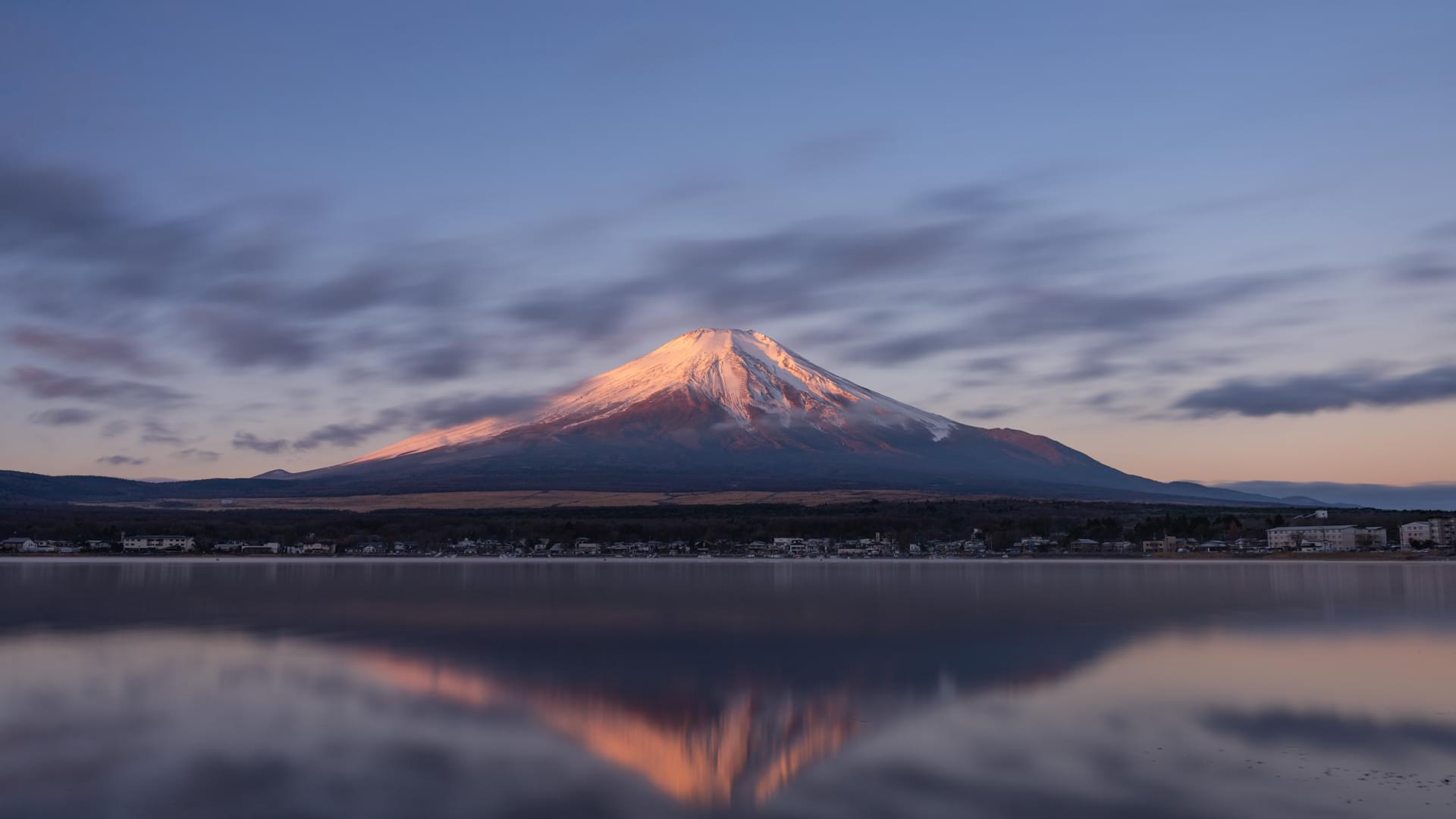 富士山日照金山｜摄于11月底